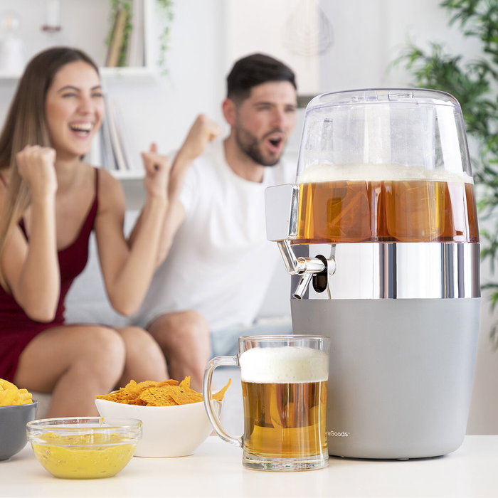 Pack de Bols para Aperitivos 2 en 1 y Dispensador de Bebidas Refrigerante InnovaGoods