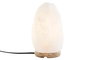 DKD Home Decor Lámpara de Sal del Himalaya Sobremesa, Estilo Árabe, Acabado Natural en Blanco, 14 x 21 x 14 cm, Incluye Bombilla E14