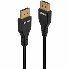 Lindy 36462 Cable DisplayPort 1.4 Slim, 2 Metros, 4K 240Hz, HDR, Compatible con DisplayPort 2.0
