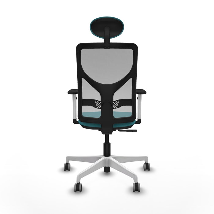 PIQUERAS Y CRESPO Silla de oficina Motilla con mecanismo Sincro, Turquesa y Gris PIQUERAS Y CRESPO Silla de oficina Motilla con mecanismo Sincro, Turquesa y Gris