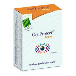 Cien Por Cien Natural Ocuprotect Retina 30 Perlas para el Mantenimiento de la Función Ocular con Omega 3, Luteína y Zeaxantina
