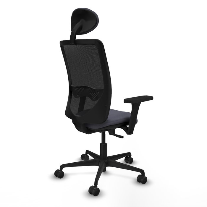PIQUERAS Y CRESPO Silla de oficina Zulema con Mecanismo Sincro, Gris oscuro y Negro PIQUERAS Y CRESPO Silla de oficina Zulema con Mecanismo Sincro, Gris oscuro y Negro