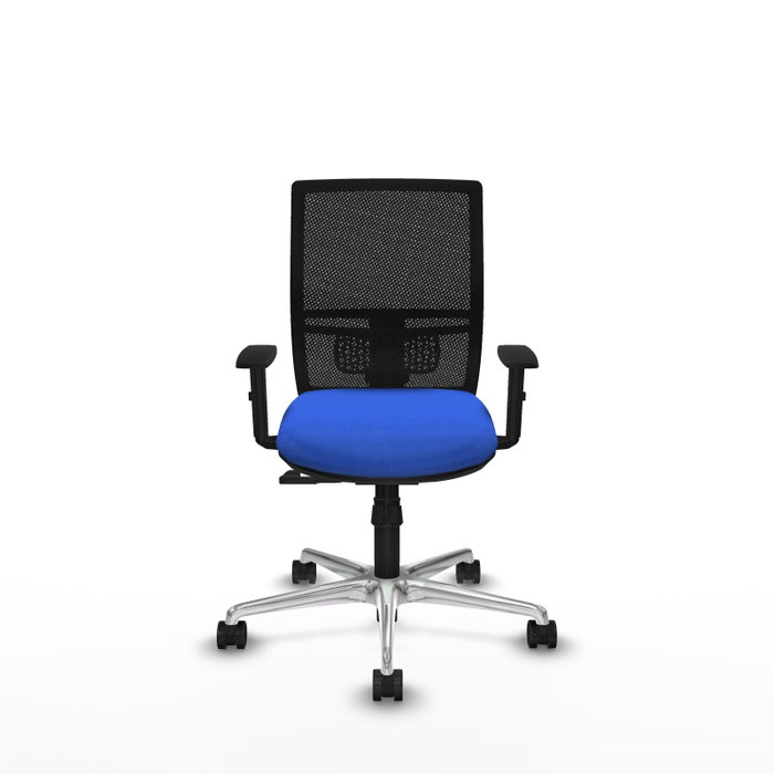 PIQUERAS Y CRESPO Silla de oficina Yunquera con Mecanismo Sincro, Azul y Negro PIQUERAS Y CRESPO Silla de oficina Yunquera con Mecanismo Sincro, Azul y Negro
