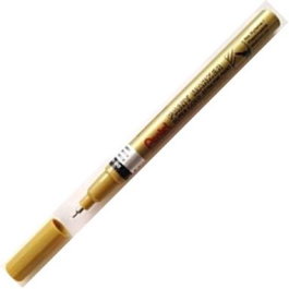 PENTEL Marcador Permanente MFP10 Oro Punta Fina Pack de 12