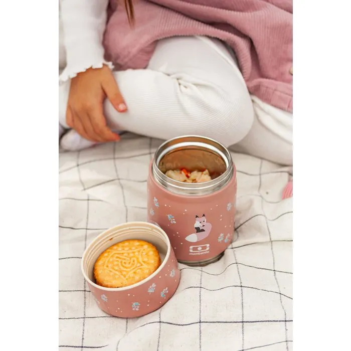 Monbento Fiambrera isotérmica Handy Fox tamaño infantil 2 compartimentos 350 ml + 150 ml Monbento Fiambrera isotérmica Handy Fox tamaño infantil 2 compartimentos 350 ml + 150 ml