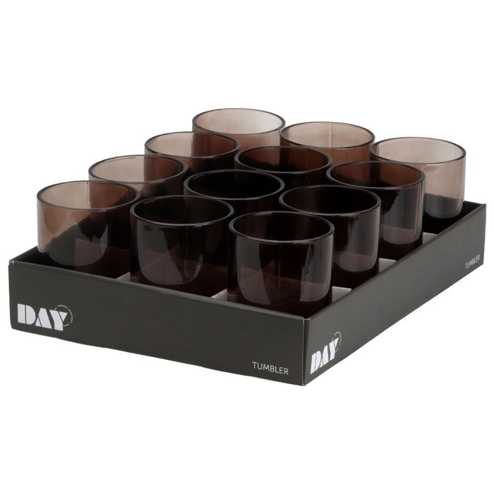 Day Vaso Marrón 300 ml (Pack de 12) Bearer/Modelo