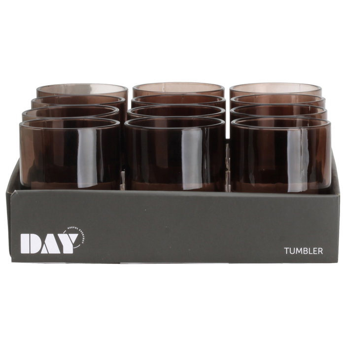 Day Vaso Marrón 300 ml (Pack de 12) Bearer/Modelo