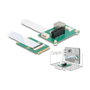DeLOCK 64345 Adaptador Mini PCI Express a PCI Express x1 con USB 2.0