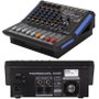 Ek Mesa de Mezclas KW06A Amplificada con Efectos