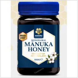 MANUKA NEW ZELAND Miel de Manuka Raw MGO 250+ Monofloral de Nueva Zelanda 500Gr
