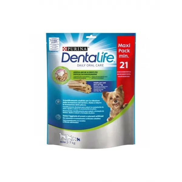 Purina Dentalife Extramini Snacks Dentales para Perros Pequeños 5x207g