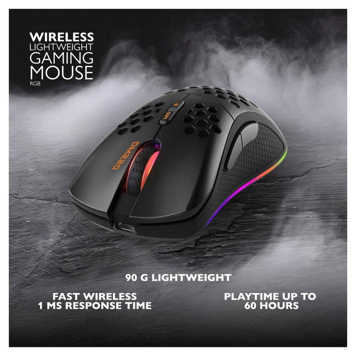 Deltaco Gaming Ratón Gaming DM220 Inalámbrico RGB Negro Deltaco Gaming Ratón Gaming DM220 Inalámbrico RGB Negro