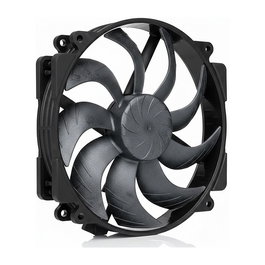 Noctua Ventilador 140mm NF-A14x25r G2 PWM Chromax.Black, Ventilador de PC Silencioso, Enfriamiento por Aire