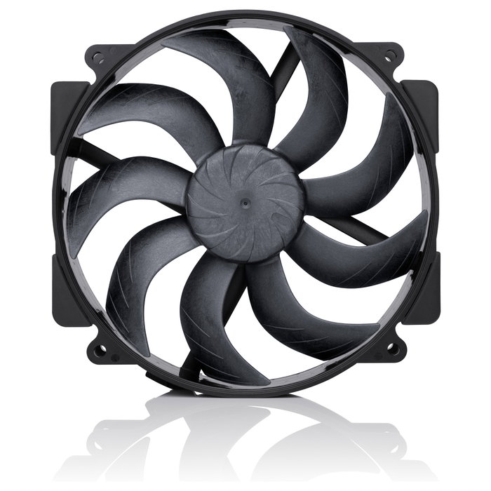 NOCTUA NF-A14X25R G2 PWM chromax.black Ventilador PC 140mm, Negro, Flujo Aire 155.6 m3/h, 24.8 dB, 1500 RPM