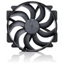 NOCTUA NF-A14X25R G2 PWM chromax.black Ventilador PC 140mm, Negro, Flujo Aire 155.6 m3/h, 24.8 dB, 1500 RPM