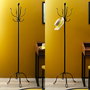 Home Deco Factory Perchero Vintage Metal Negro d.50 cm; h.170 cm