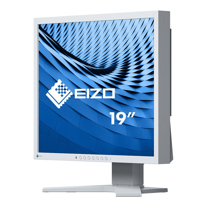 EIZO Monitor 19" S1934H-GY IPS 5:4 1280x1024 Altura Ajustable DVI DisplayPort VGA Puertos Altavoces