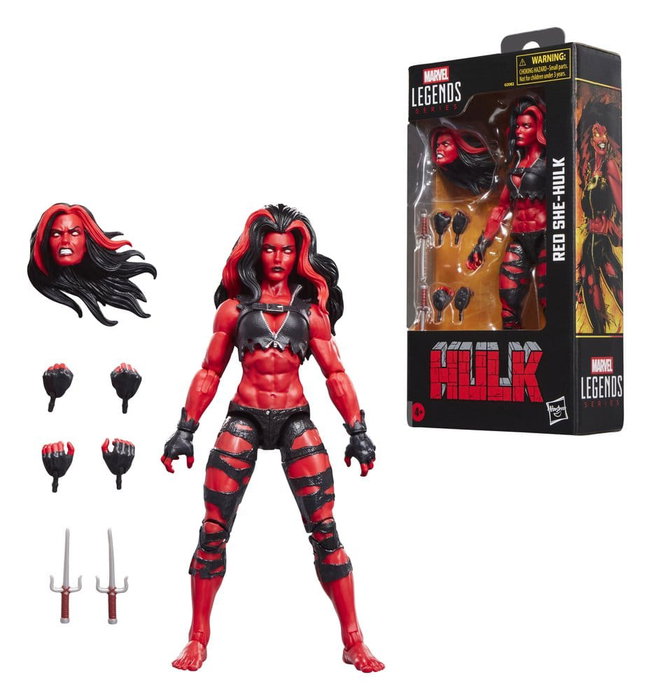 Hulk Marvel Legends Figura Red She-Hulk 15 cm