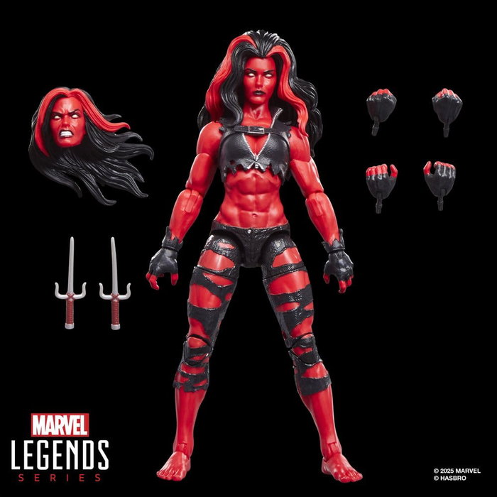 Hulk Marvel Legends Figura Red She-Hulk 15 cm