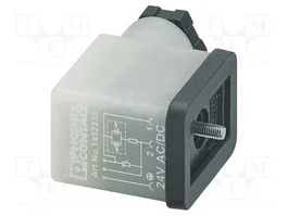 PHOENIX CONTACT Conector de válvulas industrial formato B hembra M16