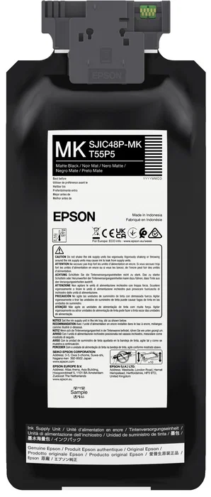 Epson Cartucho de Tinta Negro Mate 480 ml SJIC48P-MK para ColorWorks C8000e