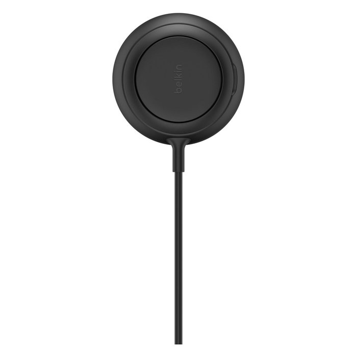 Belkin WIA014hqBK UltraCharge Ladepad Qi2 Cargador Inalámbrico 25W MagSafe Compatible con iPhone, Google Pixel, AirPods - Negro sin Fuente de Alimentación