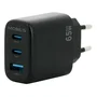 Mobilis 001364 Cargador de Coche USB-C y Micro-USB Universal, 45W y 18W, Negro, para Dispositivos Móviles