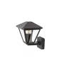 RABALUX Aplique Exterior Paravento RAB-7146 E27 IP44 Negro Aluminio Pantalla Cristal Clásico Exterior