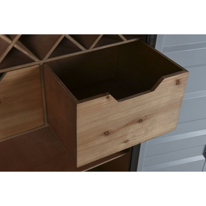 DKD Home Decor Botellero Container Gris DKD Home Decor Botellero Container Gris