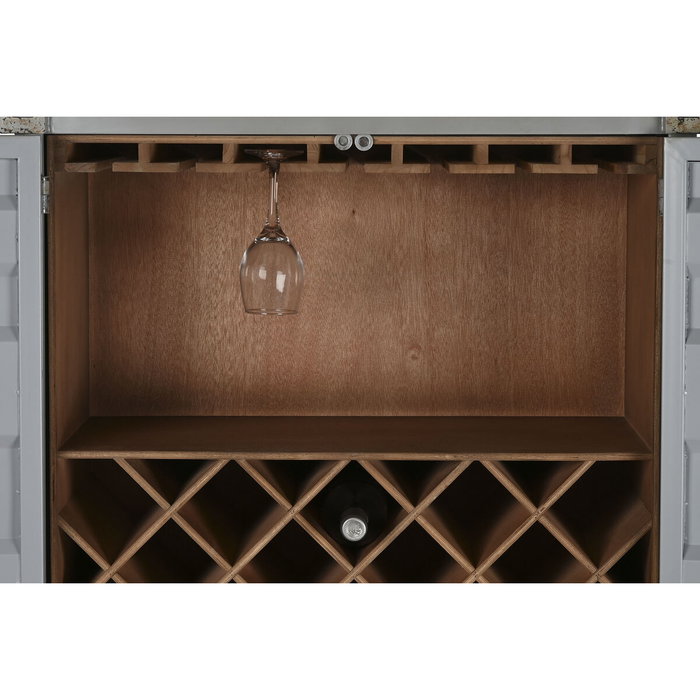 DKD Home Decor Botellero Container Gris DKD Home Decor Botellero Container Gris