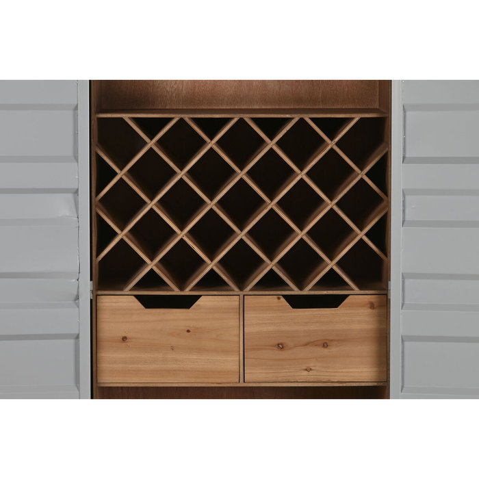 DKD Home Decor Botellero Container Gris DKD Home Decor Botellero Container Gris