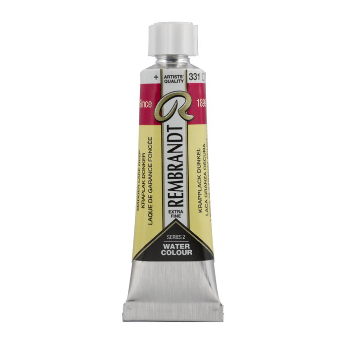 Rembrandt Acuarela Tubo 10 ml Laca Granza Oscura 331 Rembrandt Acuarela Tubo 10 ml Laca Granza Oscura 331