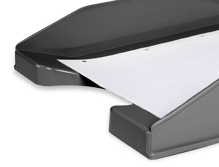 Q-connect Bandeja sobremesa plástico negro opaco 100% reciclado 240x70x340 mm