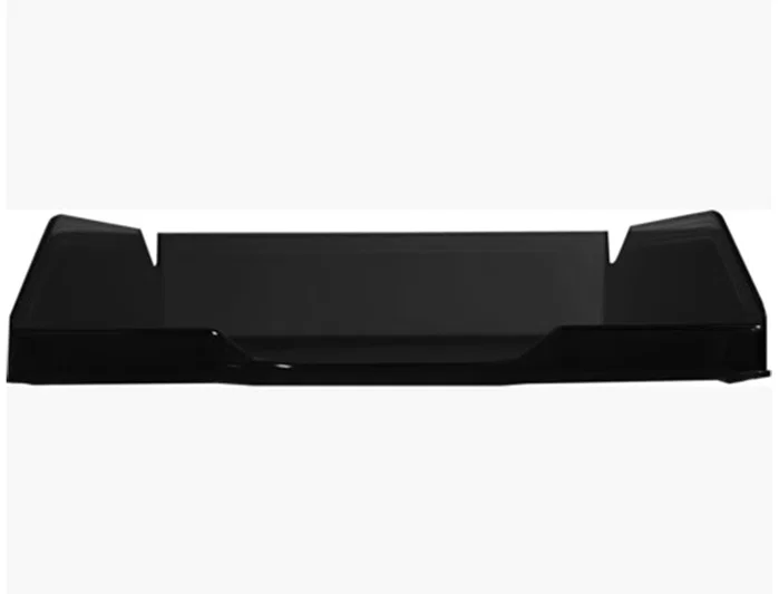 Q-connect Bandeja sobremesa plástico negro opaco 100% reciclado 240x70x340 mm