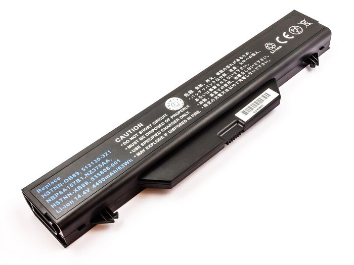 CoreParts Batería para Portátil HP 63.36Wh 8 Celdas Li-ion 14.4V 4400mAh Negro - Compatible, 12 Meses de Garantía CoreParts Batería para Portátil HP 63.36Wh 8 Celdas Li-ion 14.4V 4400mAh Negro - Compatible, 12 Meses de Garantía