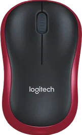 Logitech Ratón Inalámbrico M185 Rojo 2.4 GHz 1000 DPI Receptor USB - 910-002240