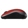 Logitech M185 - Ratón inalámbrico óptico ambidiestro, 1000 DPI, color rojo, compatible con Windows, macOS, Linux y ChromeOS