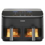 Cosori Double Airfryer CAF-R901-AEU 8.5L, Freidora de Aire sin Aceite, Color Negro Schwarz