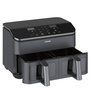 Cosori Double Airfryer CAF-R901-AEU 8.5L, Freidora de Aire sin Aceite, Color Negro Schwarz