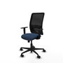 PIQUERAS Y CRESPO Silla de oficina Zulema Azul marino y Negro
