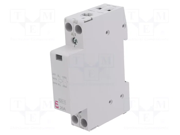 ETI POLAM Contactor 2-polar de instalación R 20A 24VAC ETI POLAM Contactor 2-polar de instalación R 20A 24VAC