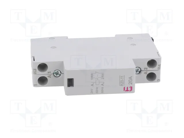 ETI POLAM Contactor 2-polar de instalación R 20A 24VAC ETI POLAM Contactor 2-polar de instalación R 20A 24VAC