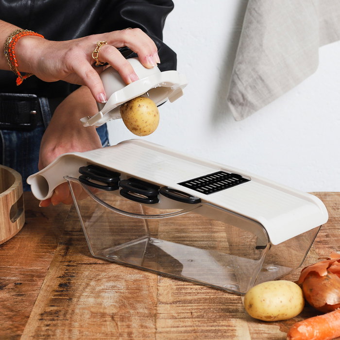 Cook Concept Mandolina con 5 Accesorios de Polipropileno