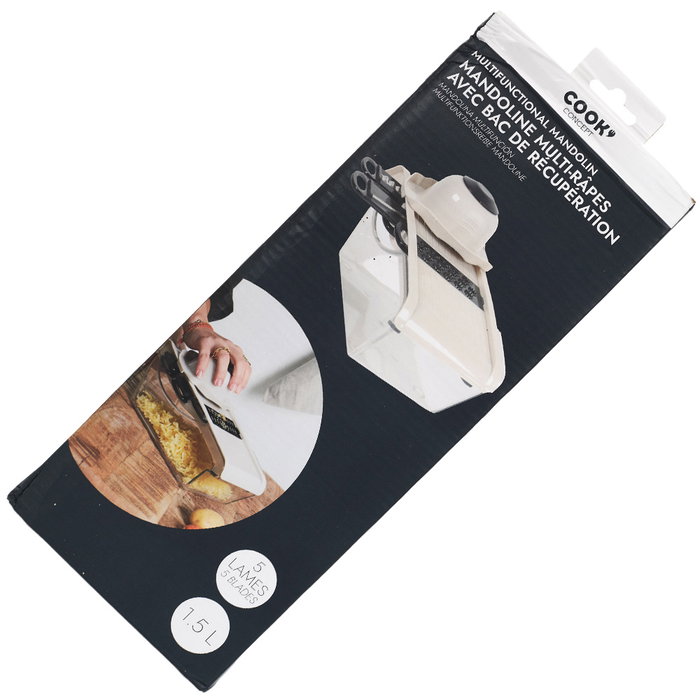 Cook Concept Mandolina con 5 Accesorios de Polipropileno