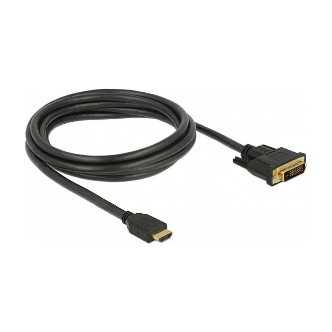 DeLOCK Cable HDMI a DVI Bidireccional 24+1 Pines, 2 Metros, Referencia DELOCK DeLOCK Cable HDMI a DVI Bidireccional 24+1 Pines, 2 Metros, Referencia DELOCK