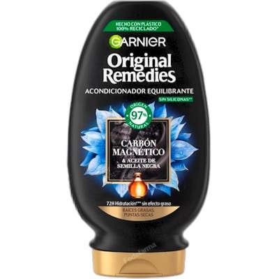 Garnier Original Remedies Carbón Magnético Acondicionador 250 ml (Reacondicionado) Garnier Original Remedies Carbón Magnético Acondicionador 250 ml (Reacondicionado)