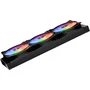 be quiet! LIGHT WINGS LX 120mm PWM high-speed Triple-Pack Ventilador PC RGB Color Multi 2100 RPM con 16 LED Aspas Negras 3 Unidades Tornillos Incluidos