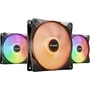 be quiet! LIGHT WINGS LX 120mm PWM high-speed Triple-Pack Ventilador PC RGB Color Multi 2100 RPM con 16 LED Aspas Negras 3 Unidades Tornillos Incluidos