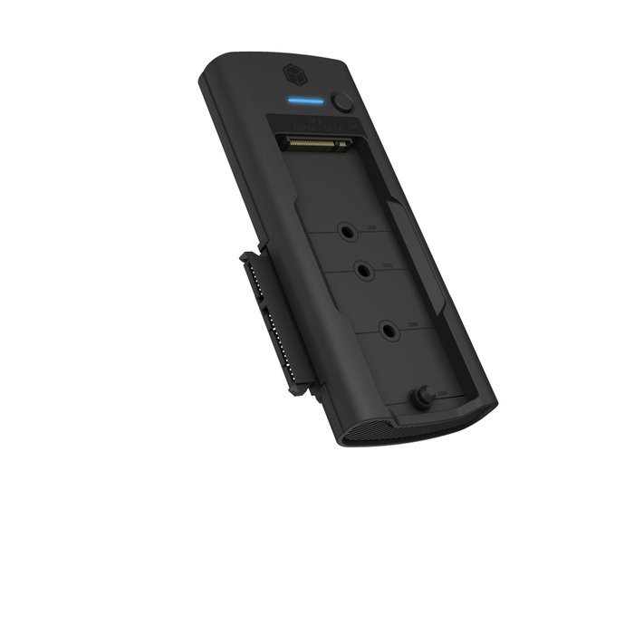 ICY BOX IB-180MS-C31 Docking Station USB-C/USB-A para M.2 NVMe SSD y SATA 3.5/2.5