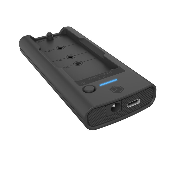 ICY BOX IB-180MS-C31 Docking Station USB-C/USB-A para M.2 NVMe SSD y SATA 3.5/2.5